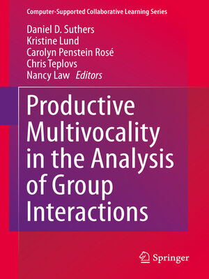 cover image of Productive Multivocality in the Analysis of Group Interactions
